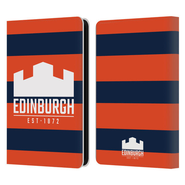 Edinburgh Rugby Graphics Stripes Leather Book Wallet Case Cover For Amazon Kindle 11th Gen 6in 2022