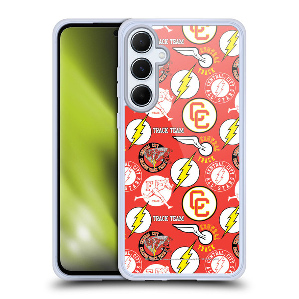 The Flash DC Comics Fast Fashion Pattern Soft Gel Case for Samsung Galaxy A55 5G