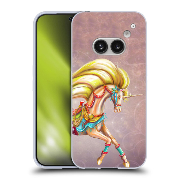 Rose Khan Unicorns Western Palomino Soft Gel Case for Nothing Phone (2a)