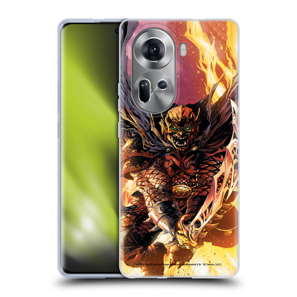 Justice League DC Comics Dark Comic Art Etrigan Demon Knights Soft Gel Case for OPPO Reno11