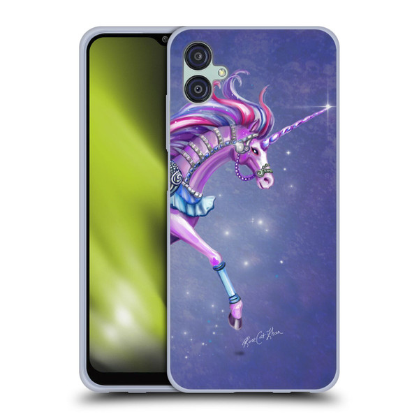 Rose Khan Unicorns Purple Carousel Horse Soft Gel Case for Samsung Galaxy M04 5G / A04e