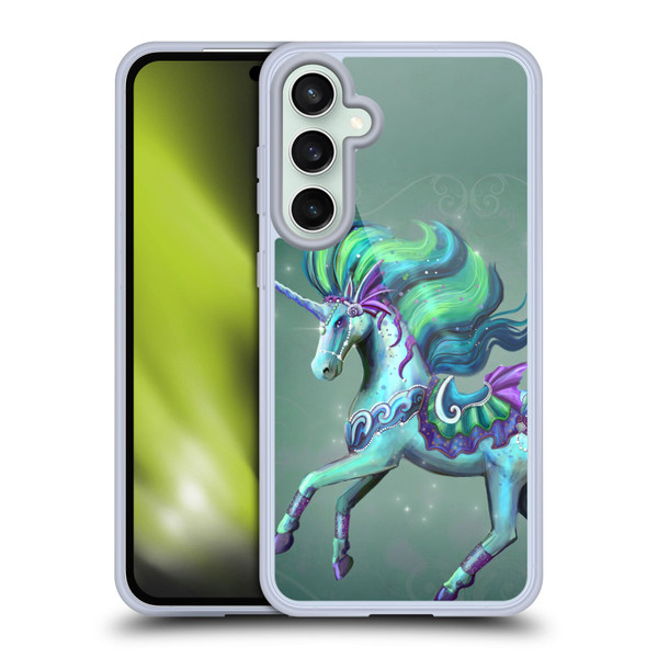 Rose Khan Unicorns Sea Green Soft Gel Case for Samsung Galaxy S23 FE 5G