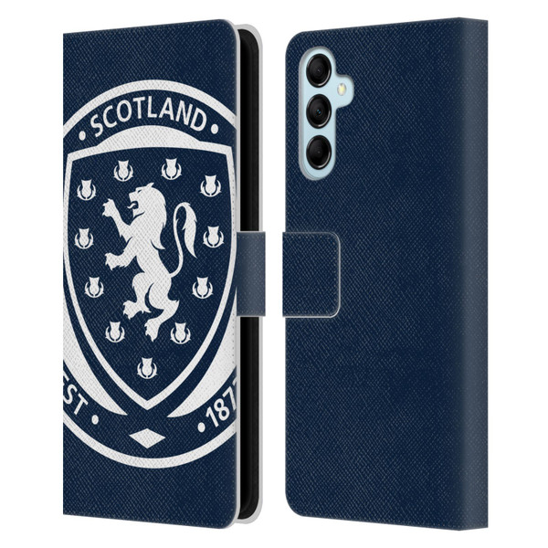 Scotland National Football Team Logo 2 Oversized Leather Book Wallet Case Cover For Samsung Galaxy M14 5G