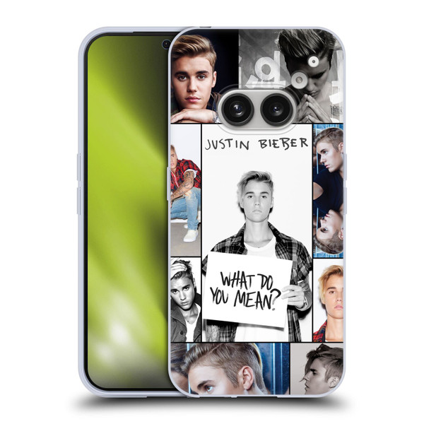Justin Bieber Purpose Grid Poster Soft Gel Case for Nothing Phone (2a)