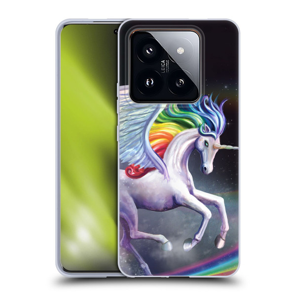 Rose Khan Unicorns Rainbow Dancer Soft Gel Case for Xiaomi 14 Pro