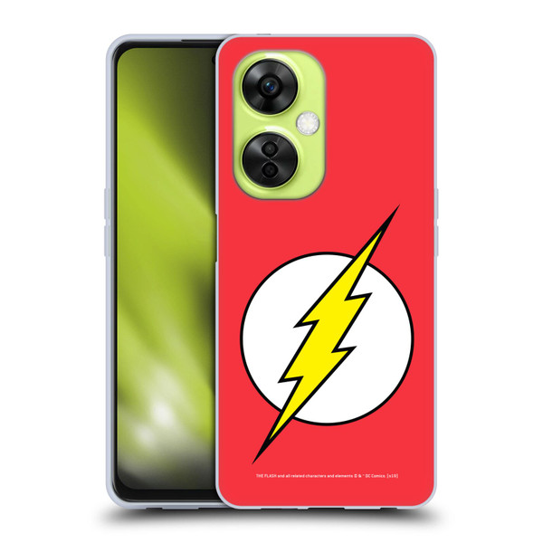 The Flash DC Comics Logo Plain Soft Gel Case for OnePlus Nord CE 3 Lite 5G