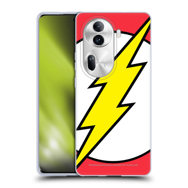 The Flash DC Comics Logo Oversized Soft Gel Case for OPPO Reno11 Pro