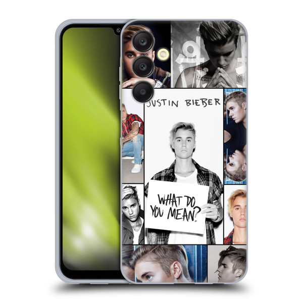 Justin Bieber Purpose Grid Poster Soft Gel Case for Samsung Galaxy A25 5G