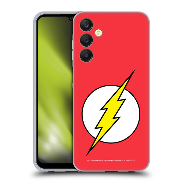 The Flash DC Comics Logo Plain Soft Gel Case for Samsung Galaxy A25 5G