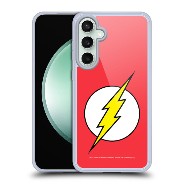The Flash DC Comics Logo Plain Soft Gel Case for Samsung Galaxy S23 FE 5G