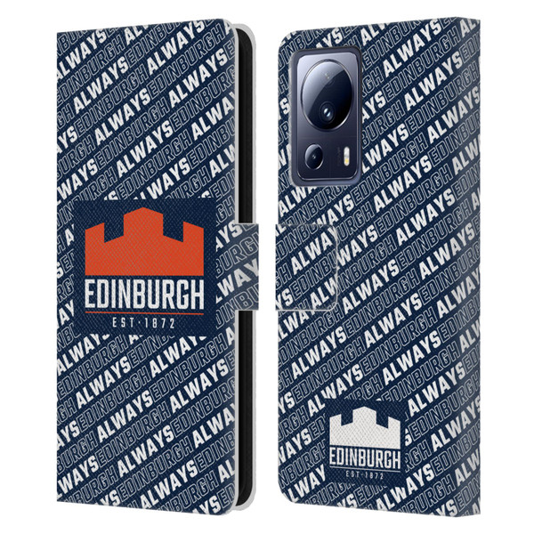 Edinburgh Rugby Graphics Logo Pattern Leather Book Wallet Case Cover For Xiaomi 13 Lite 5G