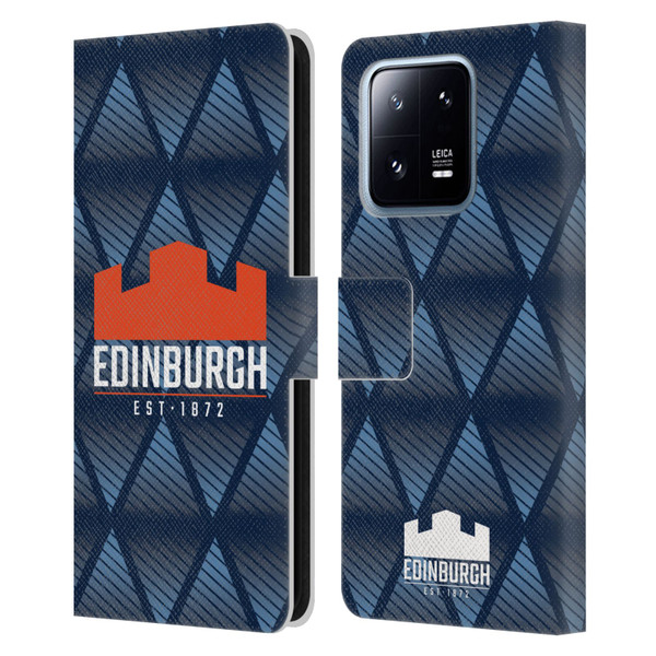 Edinburgh Rugby Graphics Pattern Leather Book Wallet Case Cover For Xiaomi 13 Pro 5G