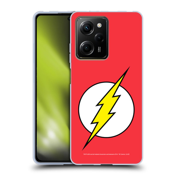 The Flash DC Comics Logo Plain Soft Gel Case for Xiaomi Redmi Note 12 Pro 5G