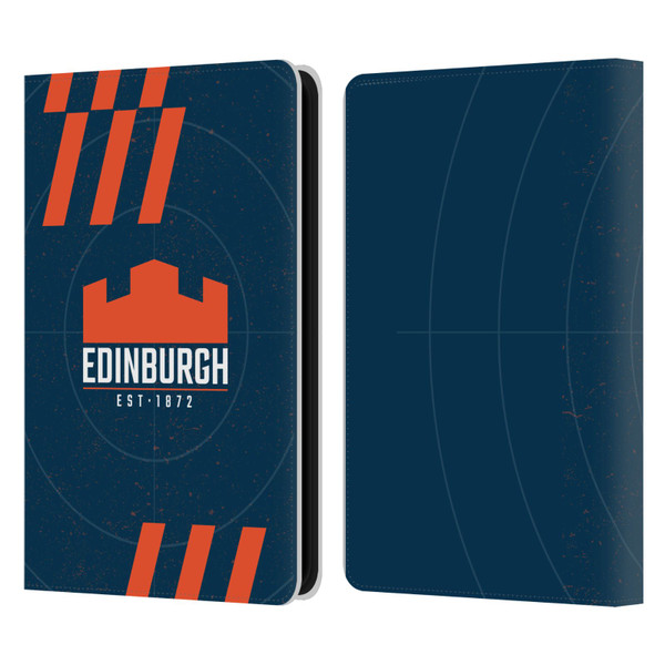 Edinburgh Rugby Logo Art Navy Blue Leather Book Wallet Case Cover For Amazon Kindle 11th Gen 6in 2022