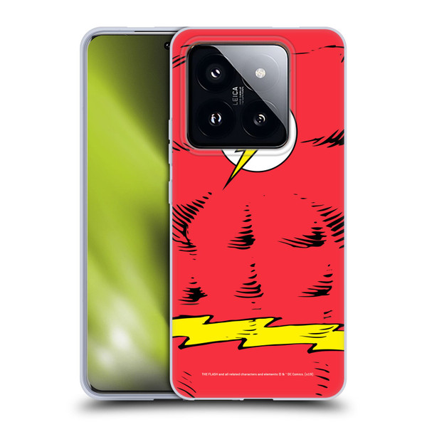 The Flash DC Comics Logo Costume Soft Gel Case for Xiaomi 14 Pro