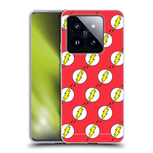 The Flash DC Comics Logo Pattern Soft Gel Case for Xiaomi 14 Pro