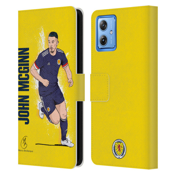 Scotland National Football Team Players John McGinn Leather Book Wallet Case Cover For Motorola Moto G54 5G