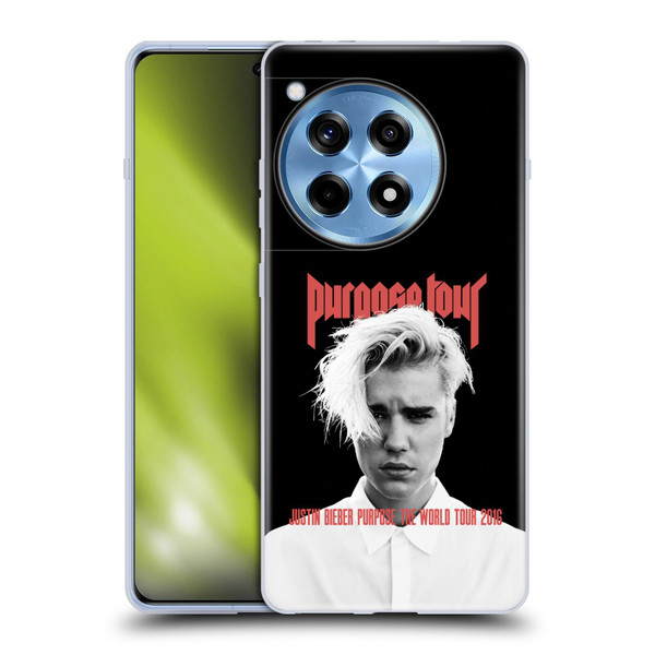 Justin Bieber Tour Merchandise Purpose Poster Soft Gel Case for OnePlus 12R