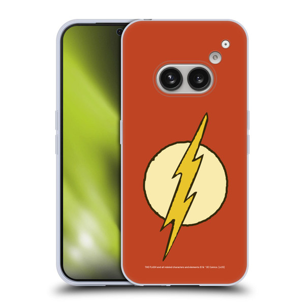 The Flash DC Comics Vintage Logo Soft Gel Case for Nothing Phone (2a)