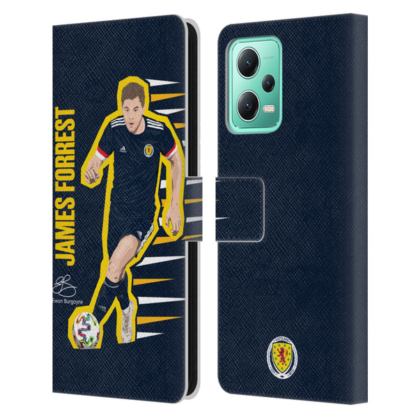 Scotland National Football Team Players James Forrest Leather Book Wallet Case Cover For Xiaomi Redmi Note 12 5G