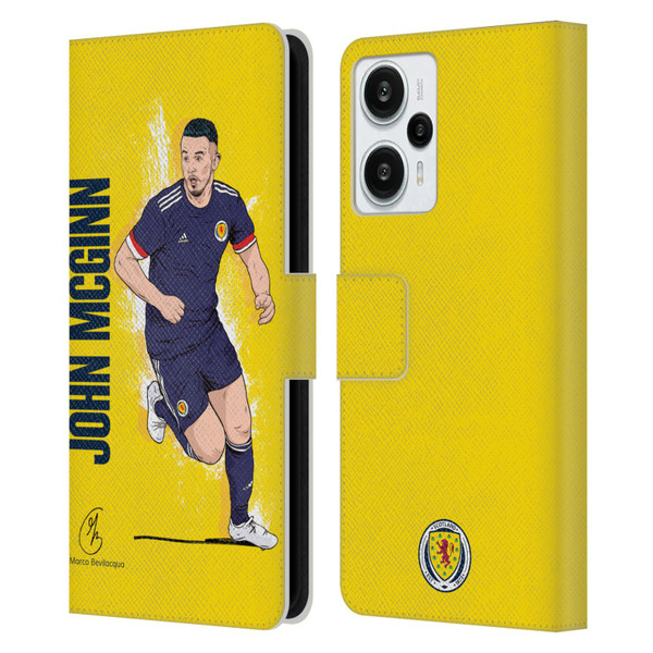 Scotland National Football Team Players John McGinn Leather Book Wallet Case Cover For Xiaomi Redmi Note 12T