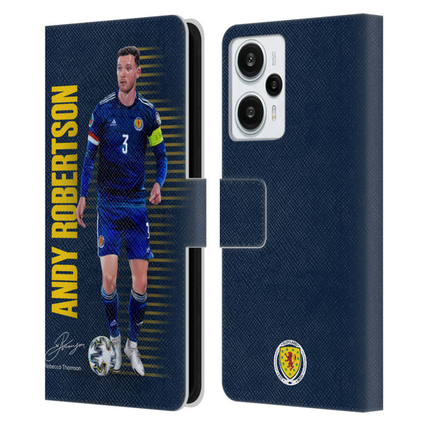 Scotland National Football Team Players Andy Robertson Leather Book Wallet Case Cover For Xiaomi Redmi Note 12T