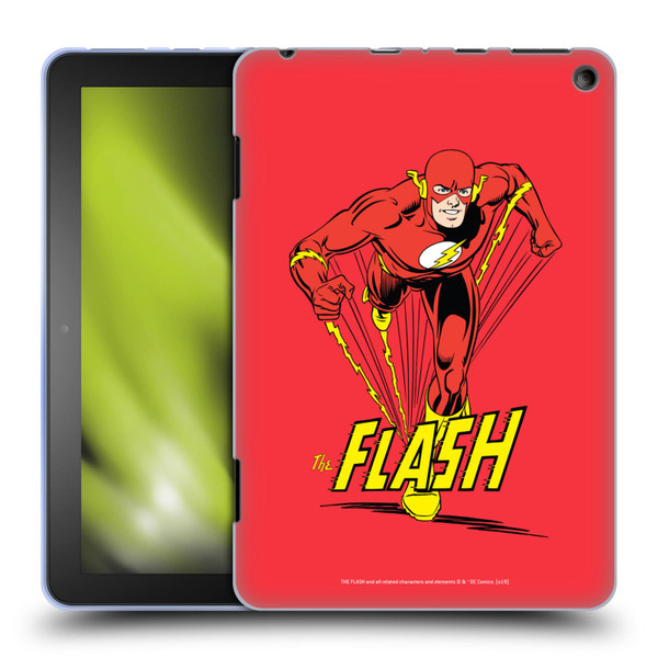 The Flash DC Comics Vintage Speedster Soft Gel Case for Amazon Fire HD 8/Fire HD 8 Plus 2020