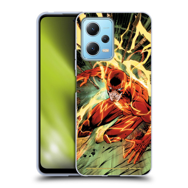 Justice League DC Comics The Flash Comic Book Cover New 52 #9 Soft Gel Case for Xiaomi Redmi Note 12 5G
