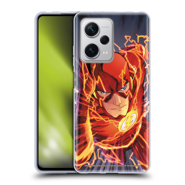 Justice League DC Comics The Flash Comic Book Cover Vol 1 Move Forward Soft Gel Case for Xiaomi Redmi Note 12 Pro+ 5G
