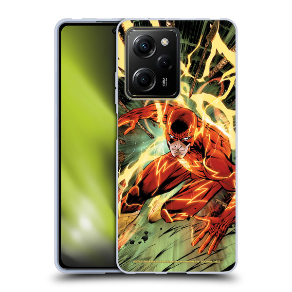 Justice League DC Comics The Flash Comic Book Cover New 52 #9 Soft Gel Case for Xiaomi Redmi Note 12 Pro 5G