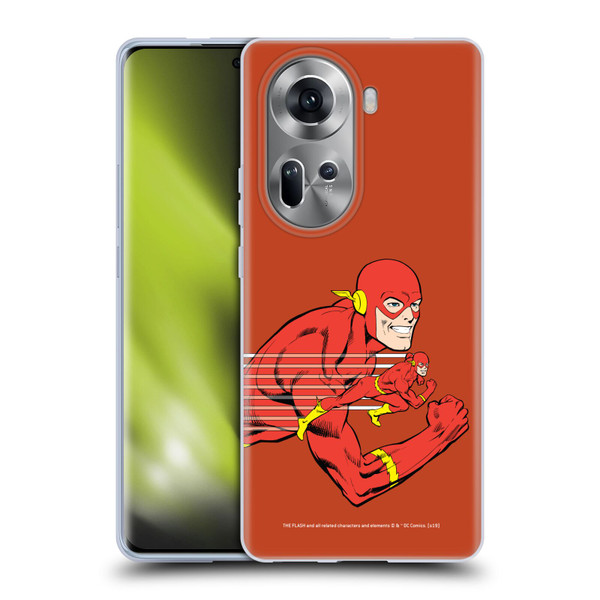 The Flash DC Comics Vintage Double Soft Gel Case for OPPO Reno11