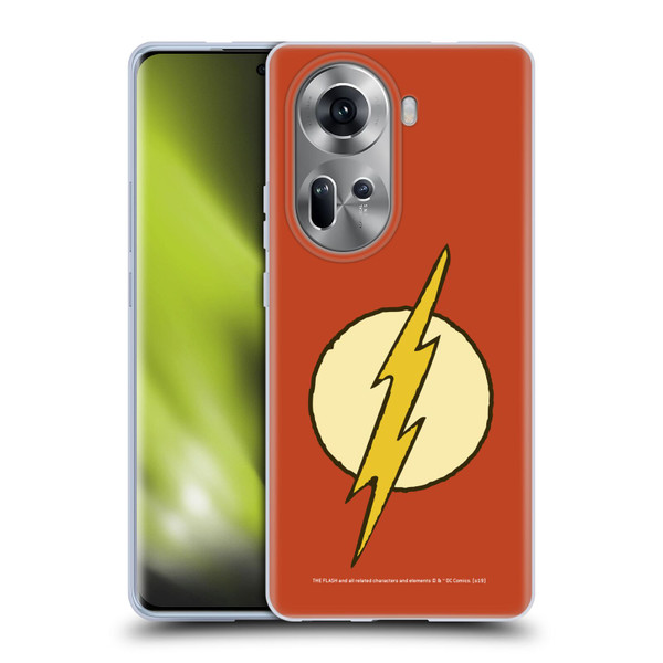 The Flash DC Comics Vintage Logo Soft Gel Case for OPPO Reno11