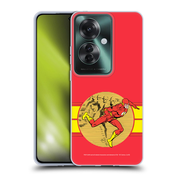 The Flash DC Comics Vintage Fast Soft Gel Case for OPPO Reno11 F 5G / F25 Pro 5G