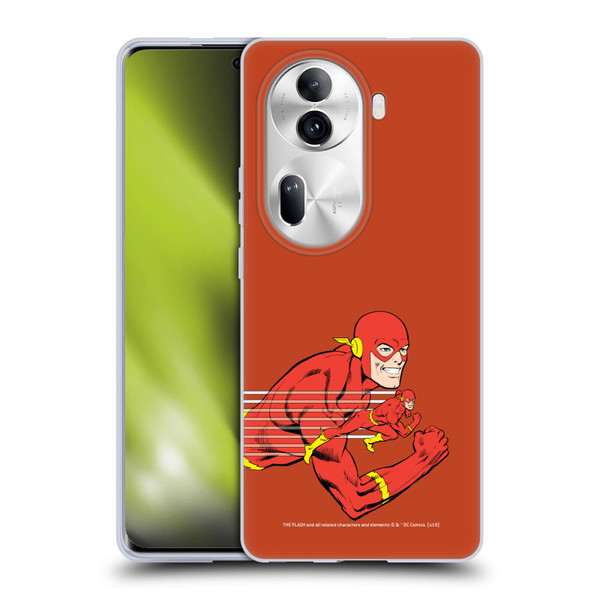 The Flash DC Comics Vintage Double Soft Gel Case for OPPO Reno11 Pro