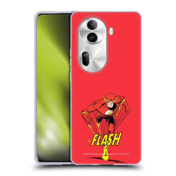 The Flash DC Comics Vintage Speedster Soft Gel Case for OPPO Reno11 Pro