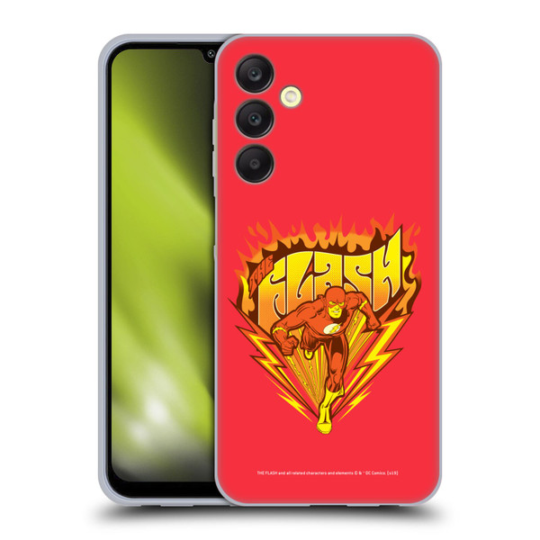 The Flash DC Comics Vintage Fastest Man Soft Gel Case for Samsung Galaxy A25 5G