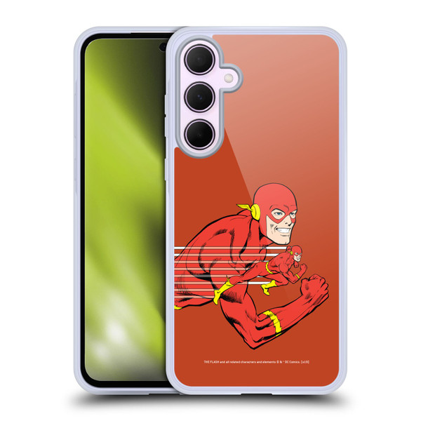 The Flash DC Comics Vintage Double Soft Gel Case for Samsung Galaxy A35 5G