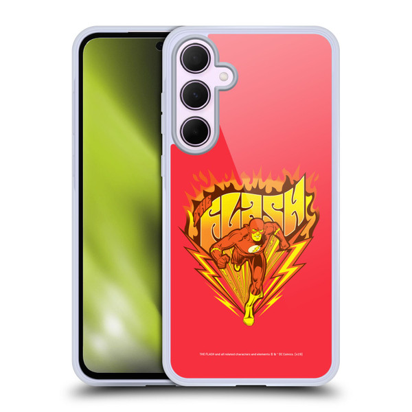 The Flash DC Comics Vintage Fastest Man Soft Gel Case for Samsung Galaxy A35 5G