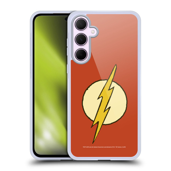 The Flash DC Comics Vintage Logo Soft Gel Case for Samsung Galaxy A35 5G