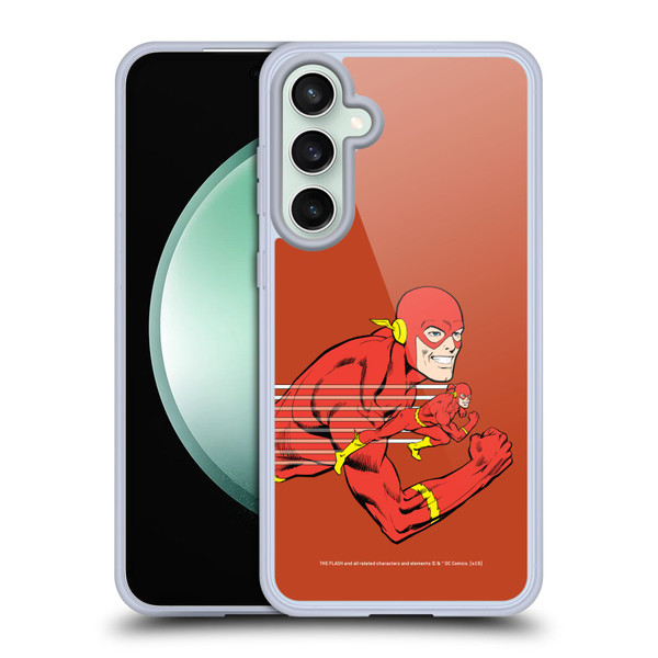 The Flash DC Comics Vintage Double Soft Gel Case for Samsung Galaxy S23 FE 5G