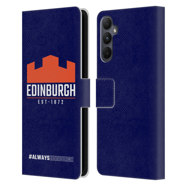 Edinburgh Rugby Logo 2 Always Edinburgh Leather Book Wallet Case Cover For Samsung Galaxy A05s