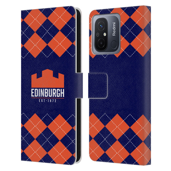 Edinburgh Rugby Logo 2 Argyle Leather Book Wallet Case Cover For Xiaomi Redmi 12C