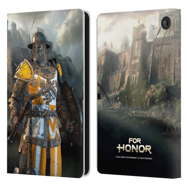 For Honor Characters Conqueror Leather Book Wallet Case Cover For Amazon Fire 7 2022