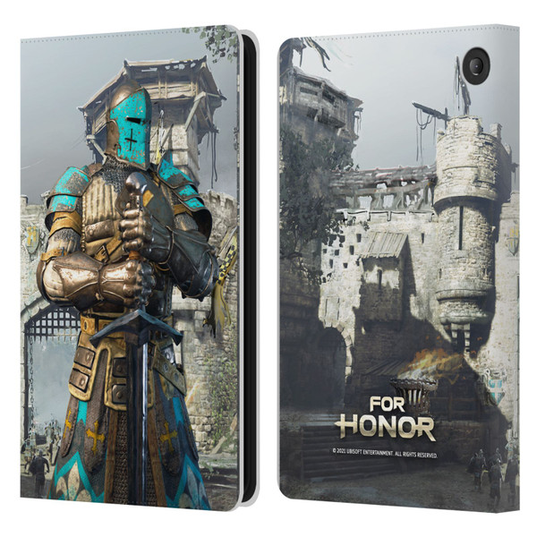 For Honor Characters Warden Leather Book Wallet Case Cover For Amazon Fire 7 2022
