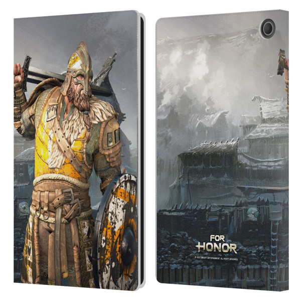 For Honor Characters Warlord Leather Book Wallet Case Cover For Amazon Fire Max 11 2023