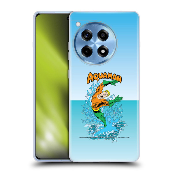 Aquaman DC Comics Fast Fashion Splash Soft Gel Case for OnePlus 12R
