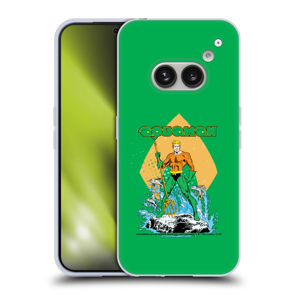 Aquaman DC Comics Fast Fashion Trident Soft Gel Case for Nothing Phone (2a)