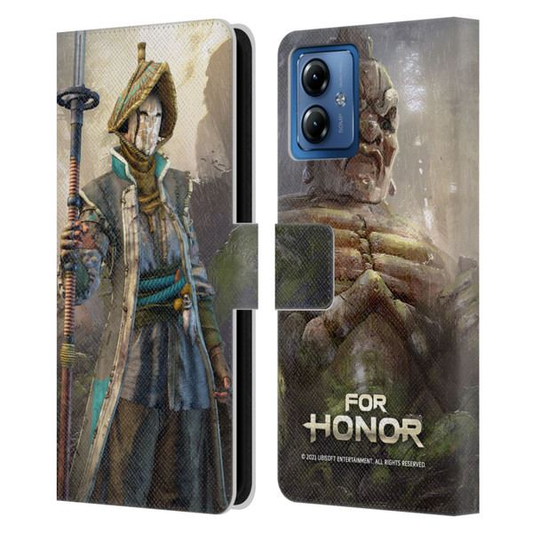 For Honor Characters Nobushi Leather Book Wallet Case Cover For Motorola Moto G14