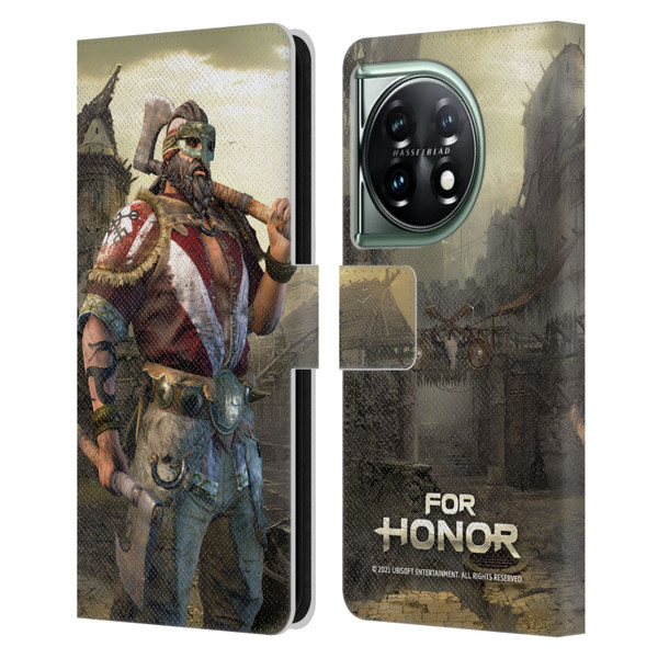 For Honor Characters Berserker Leather Book Wallet Case Cover For OnePlus 11 5G