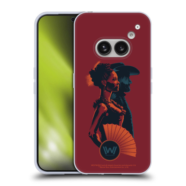 Westworld Graphics Maeve And Hector Soft Gel Case for Nothing Phone (2a)
